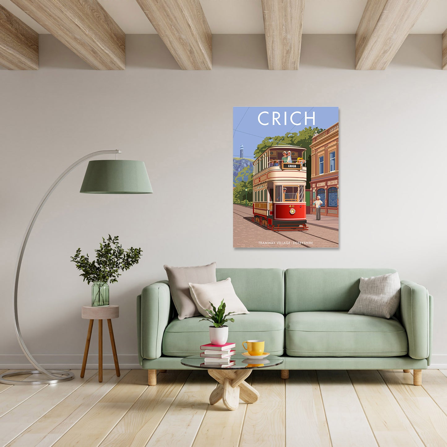 Crich, Tramway Village Art Print