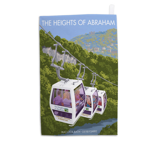 The Heights of Abraham Tea Towel