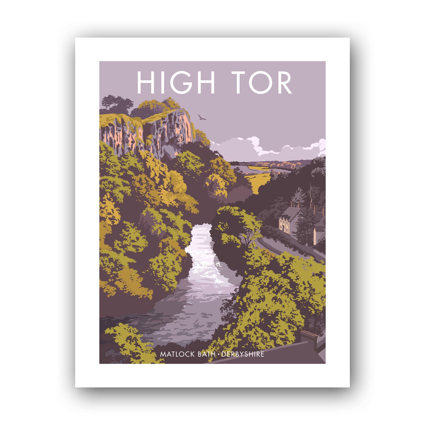 High Tor Art Print