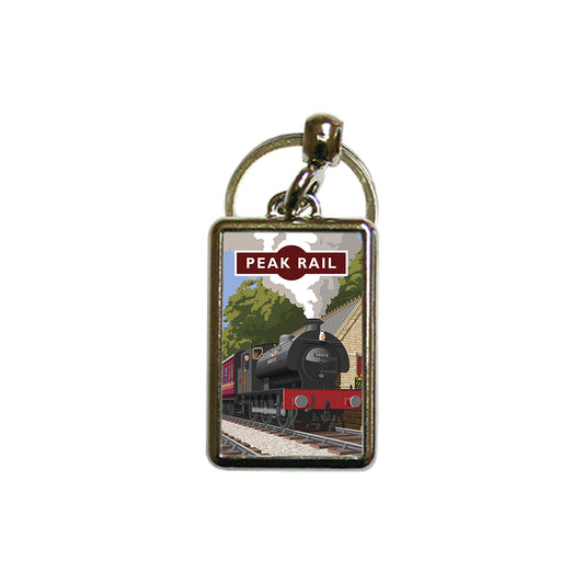 Peak Rail Metal Keyring