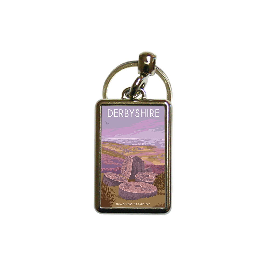 Derbyshire Metal Keyring