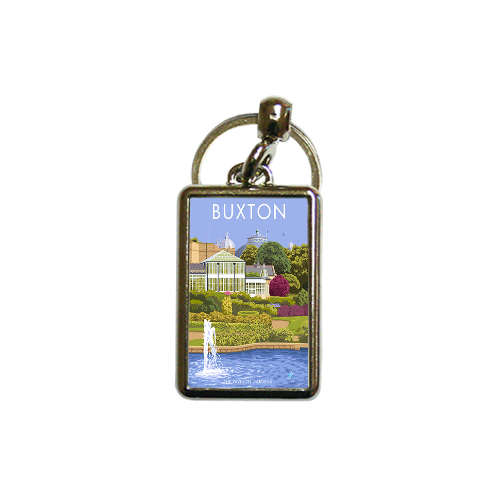 Buxton, The Pavilion Gardens Metal Keyring