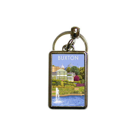 Buxton, The Pavilion Gardens Metal Keyring