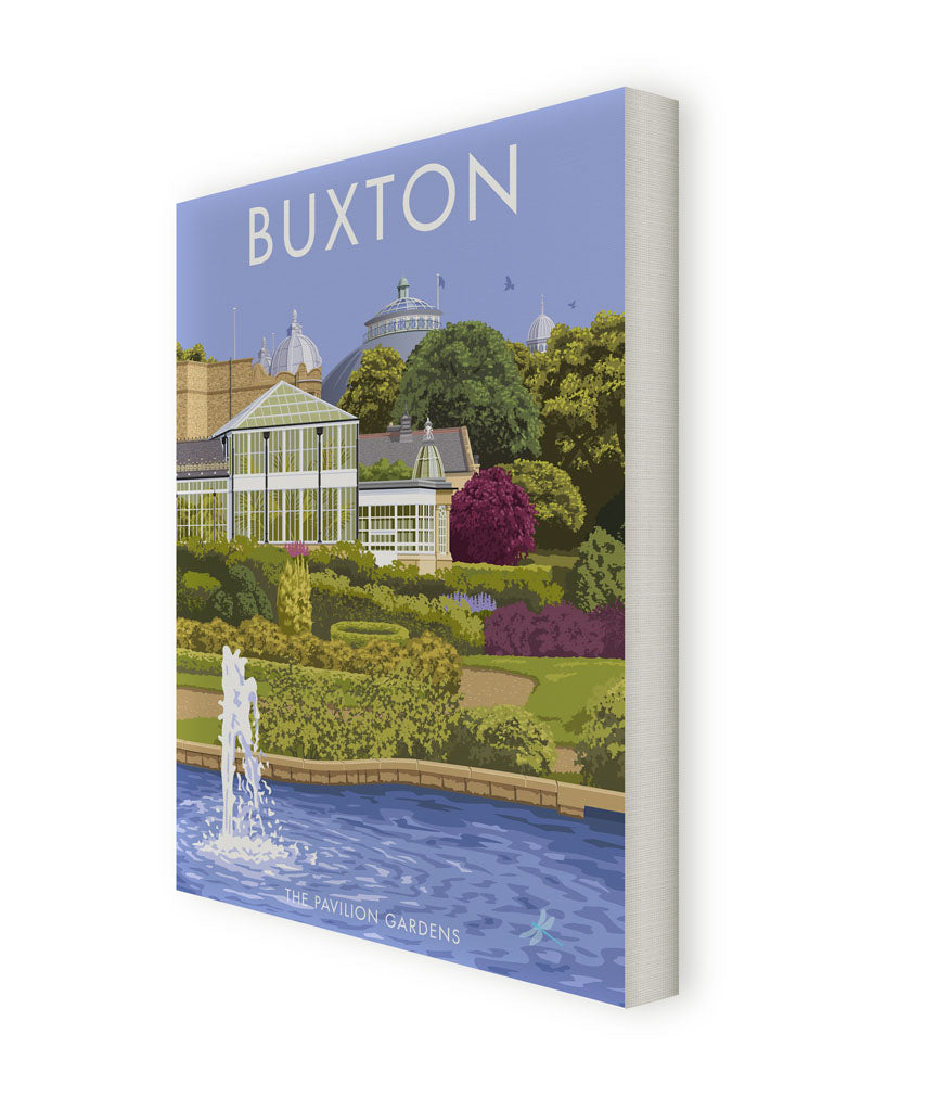 Buxton, The Pavilion Gardens Canvas