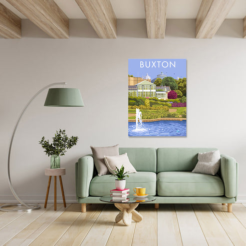Buxton, The Pavilion Gardens Art Print