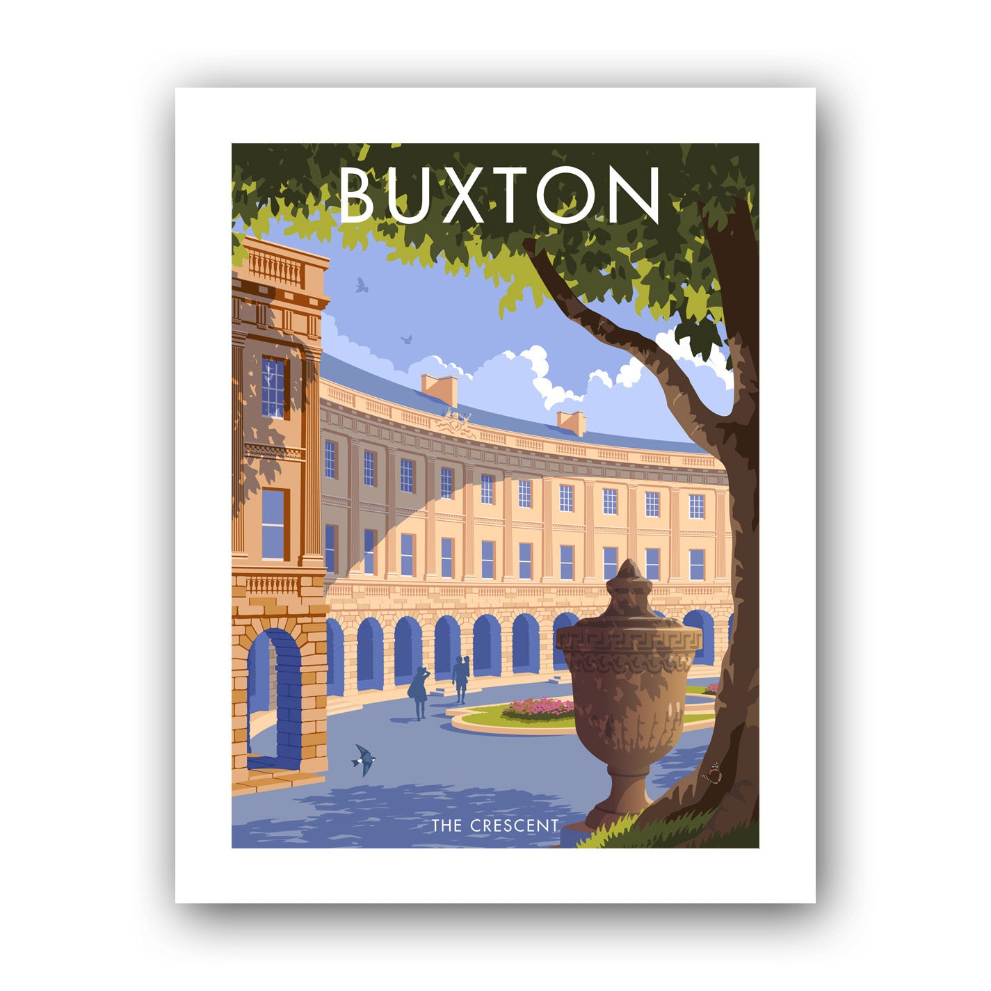 Buxton, The Crescent Art Print