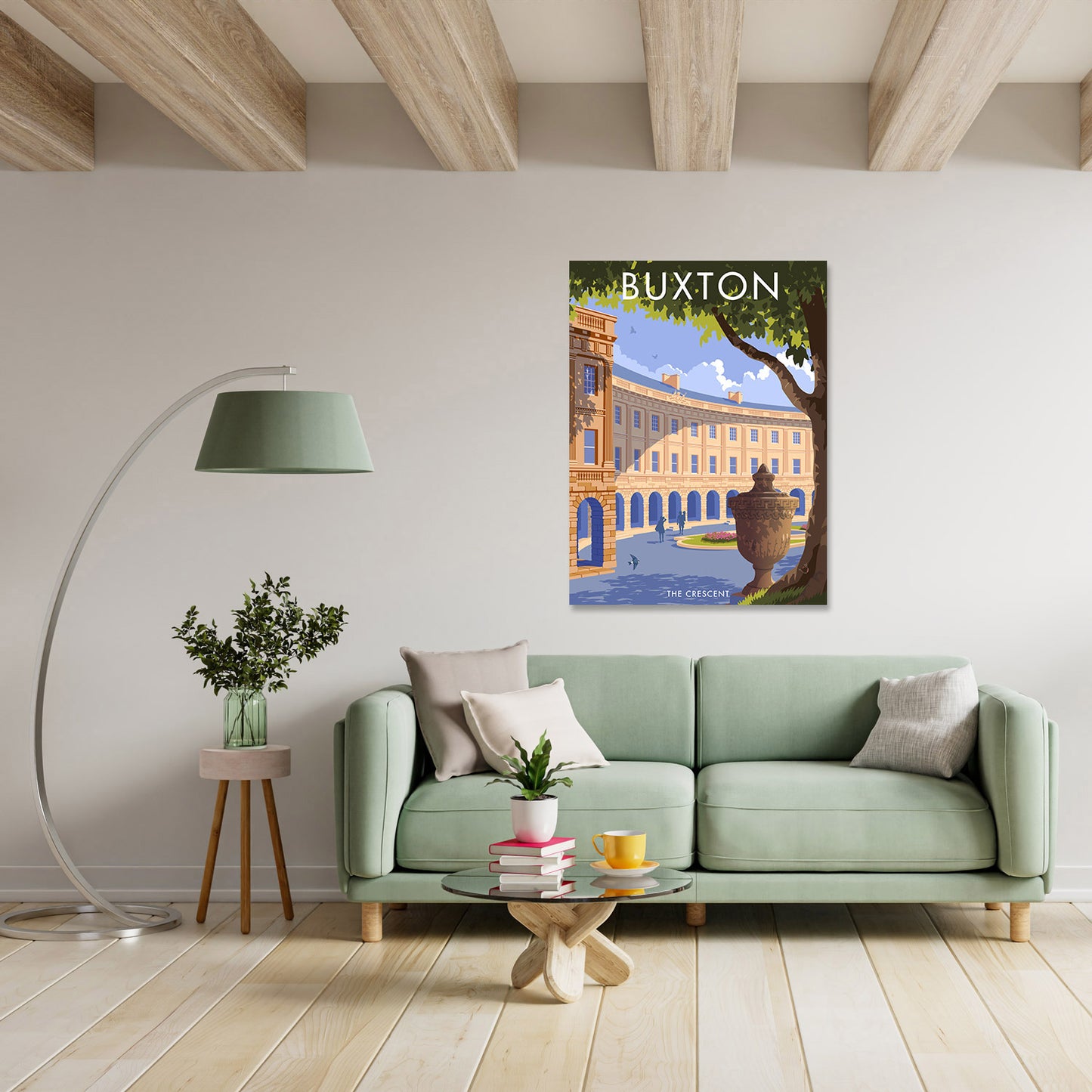 Buxton, The Crescent Art Print