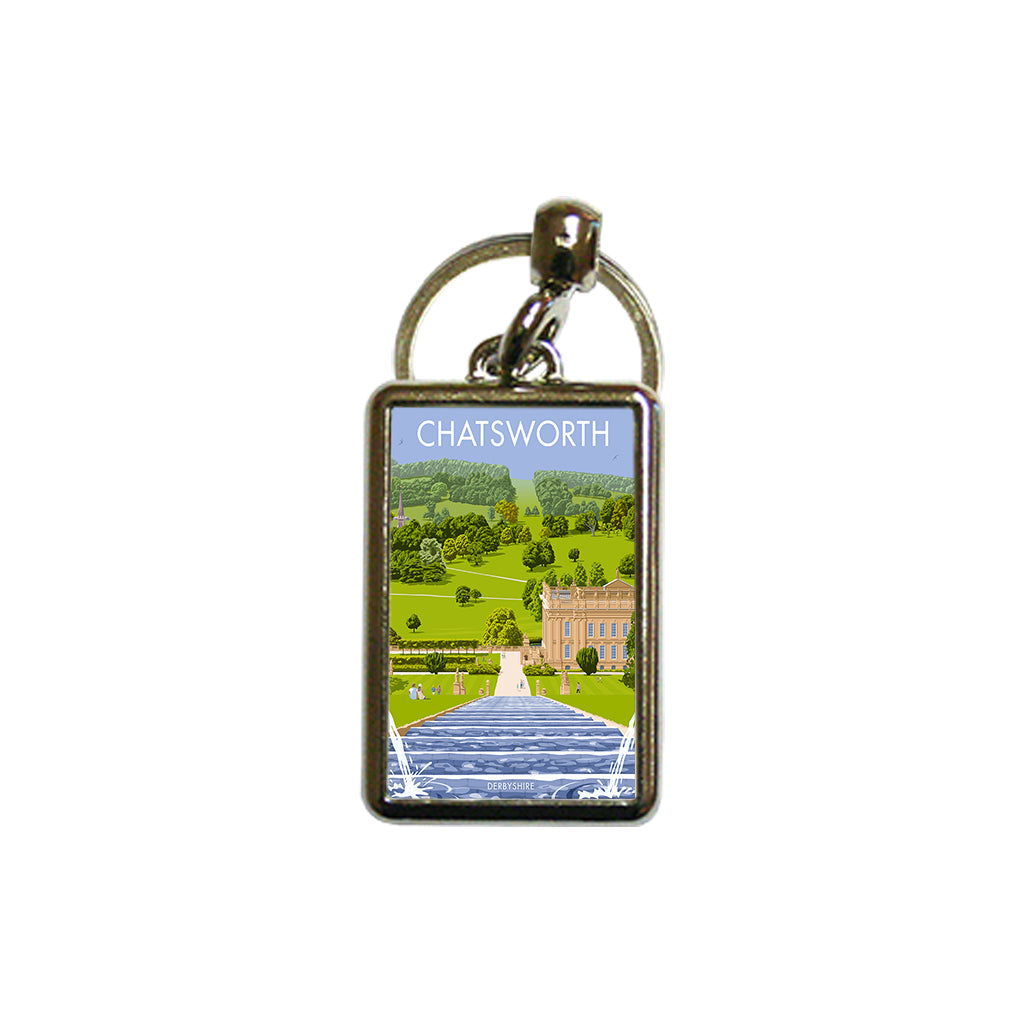 Chatsworth Metal Keyring