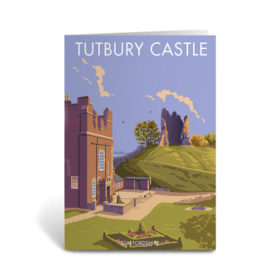 Tutbury Castle Greeting Card 7x5