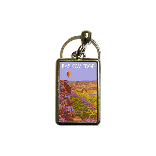 Baslow Edge Metal Keyring