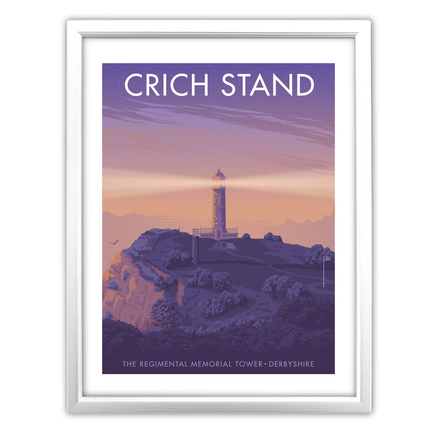 Crich Stand, Memorial Tower Art Print