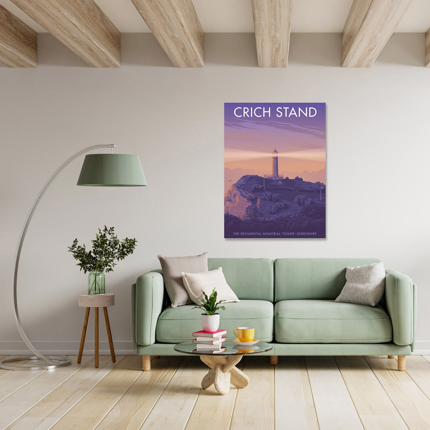 Crich Stand, Memorial Tower Art Print