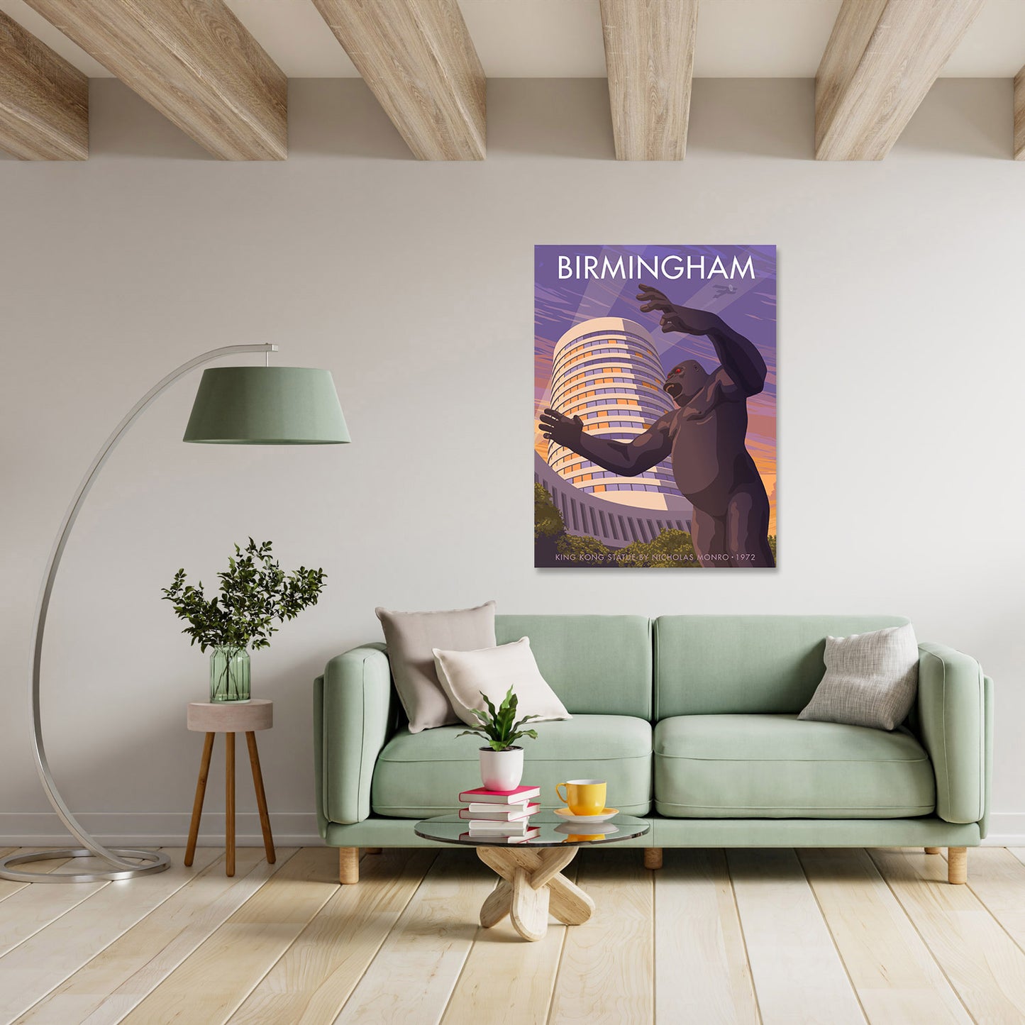 King Kong Statue, Birmingham Art Print