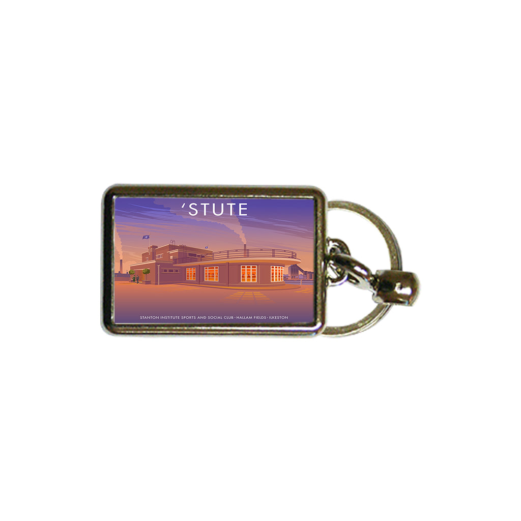 Ilkeston Stanton Institute Metal Keyring