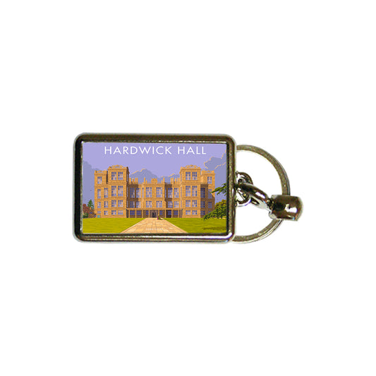 Hardwick Hall, Debyshire Metal Keyring