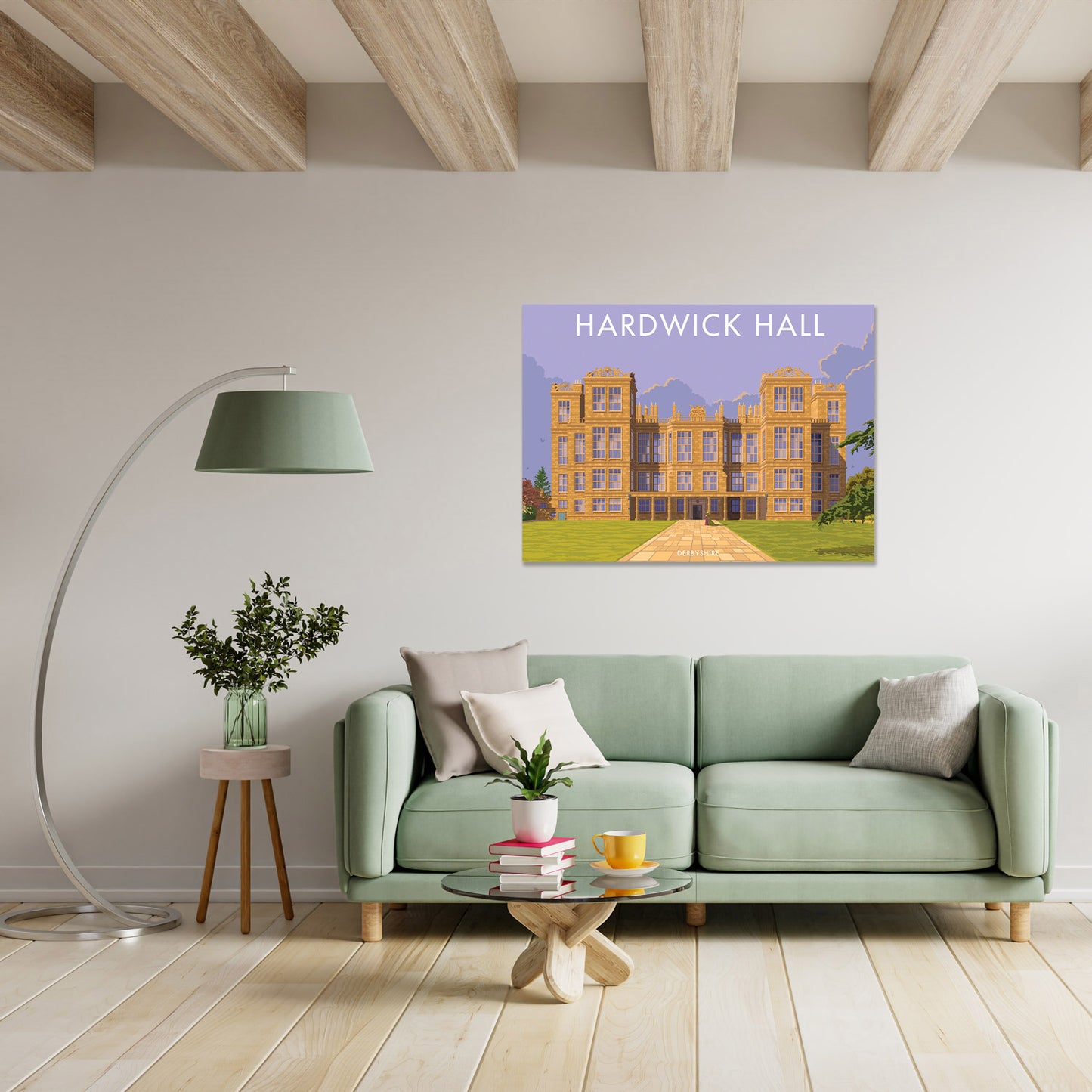 Hardwick Hall, Debyshire Art Print