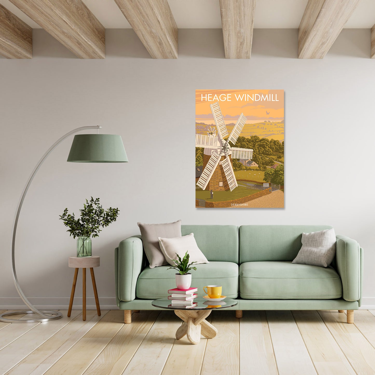 Heage Windmill Art Print