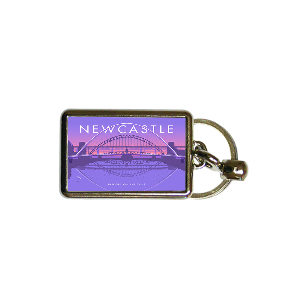 Newcastle, Bridges on the Tyne Metal Keyring