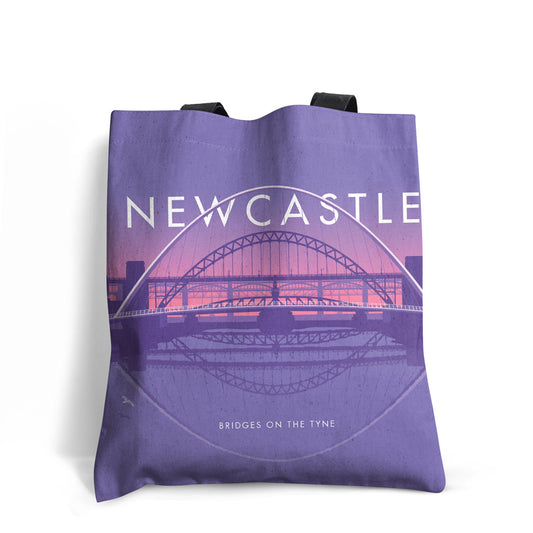 Newcastle, Bridges on the Tyne Premium Tote Bag