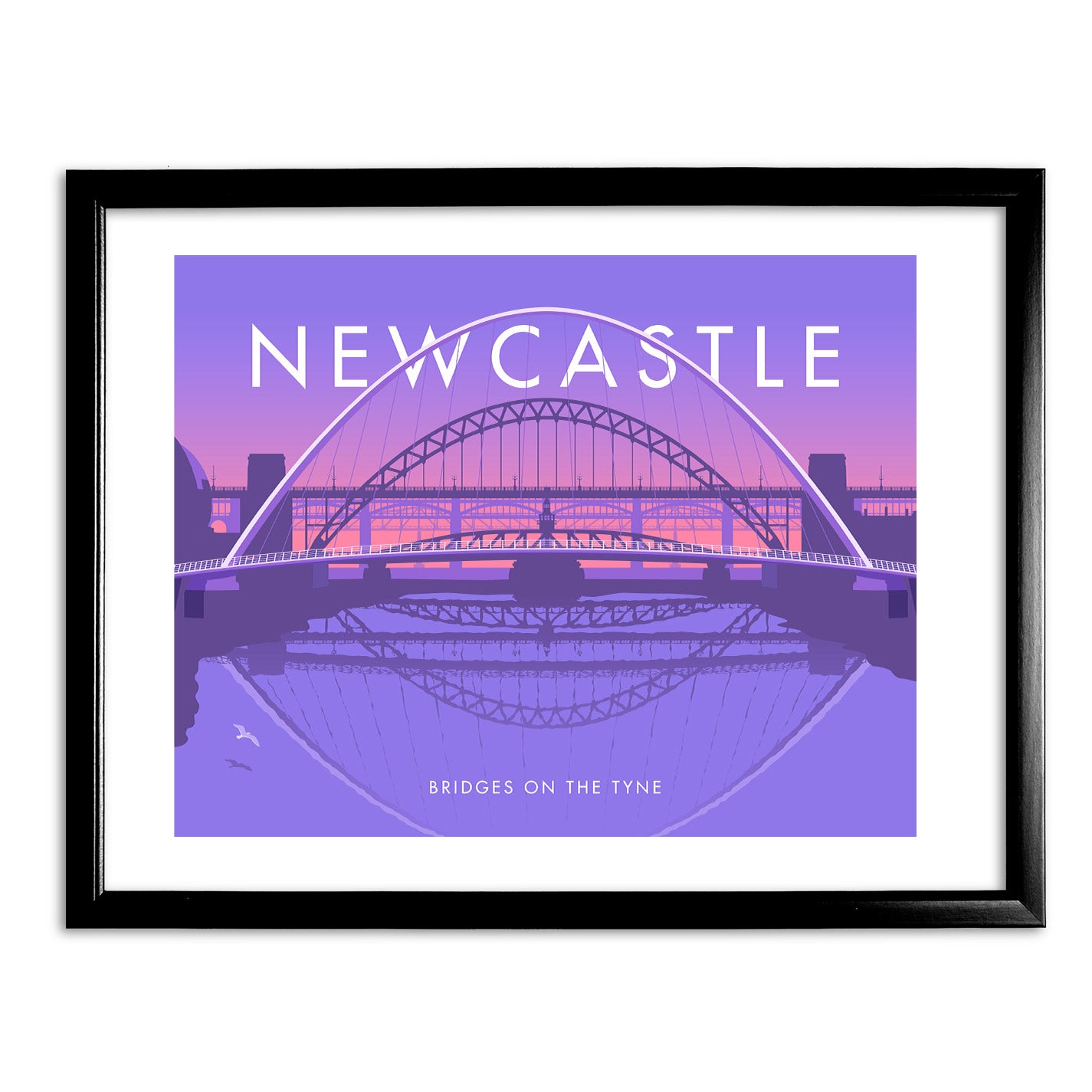 Newcastle, Bridges on the Tyne Art Print