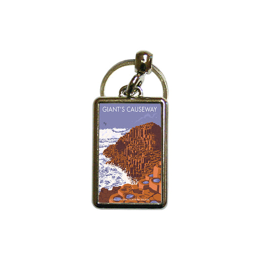 Giant's Causeway Metal Keyring