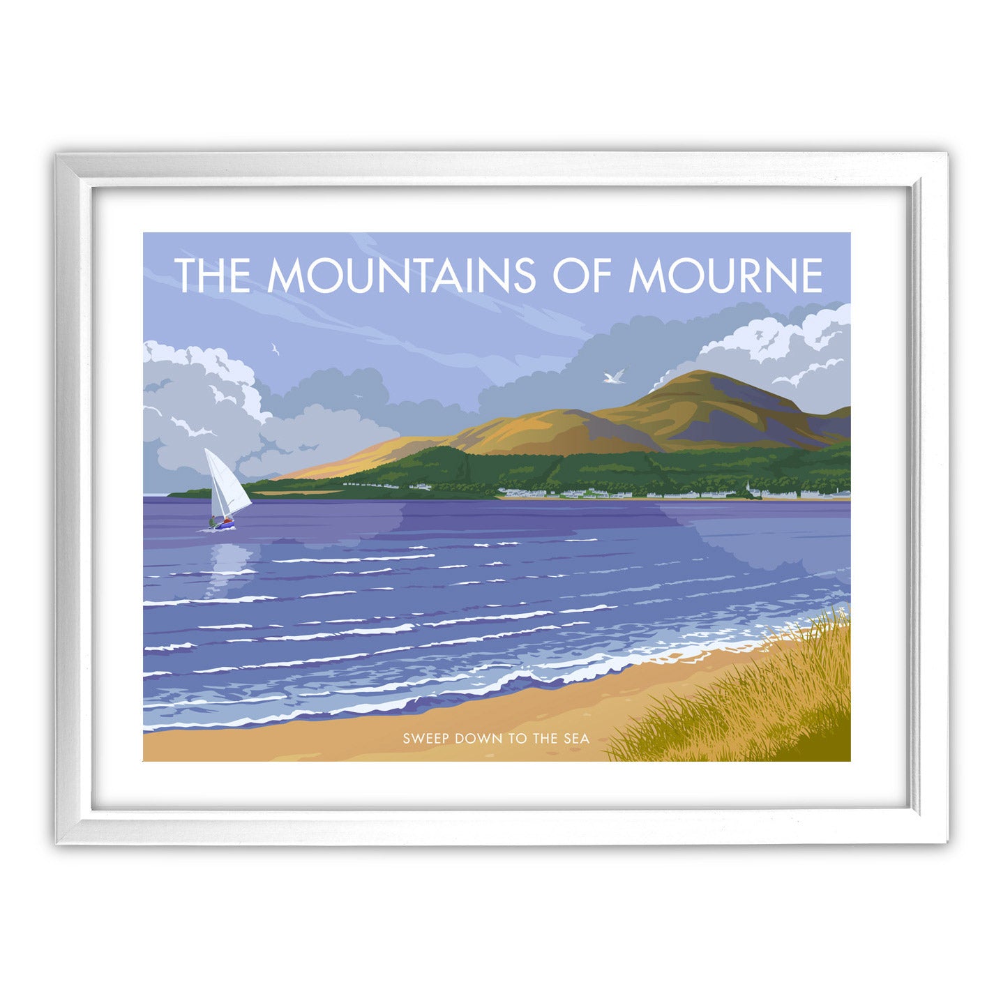 The Mountains of Mourne Art Print