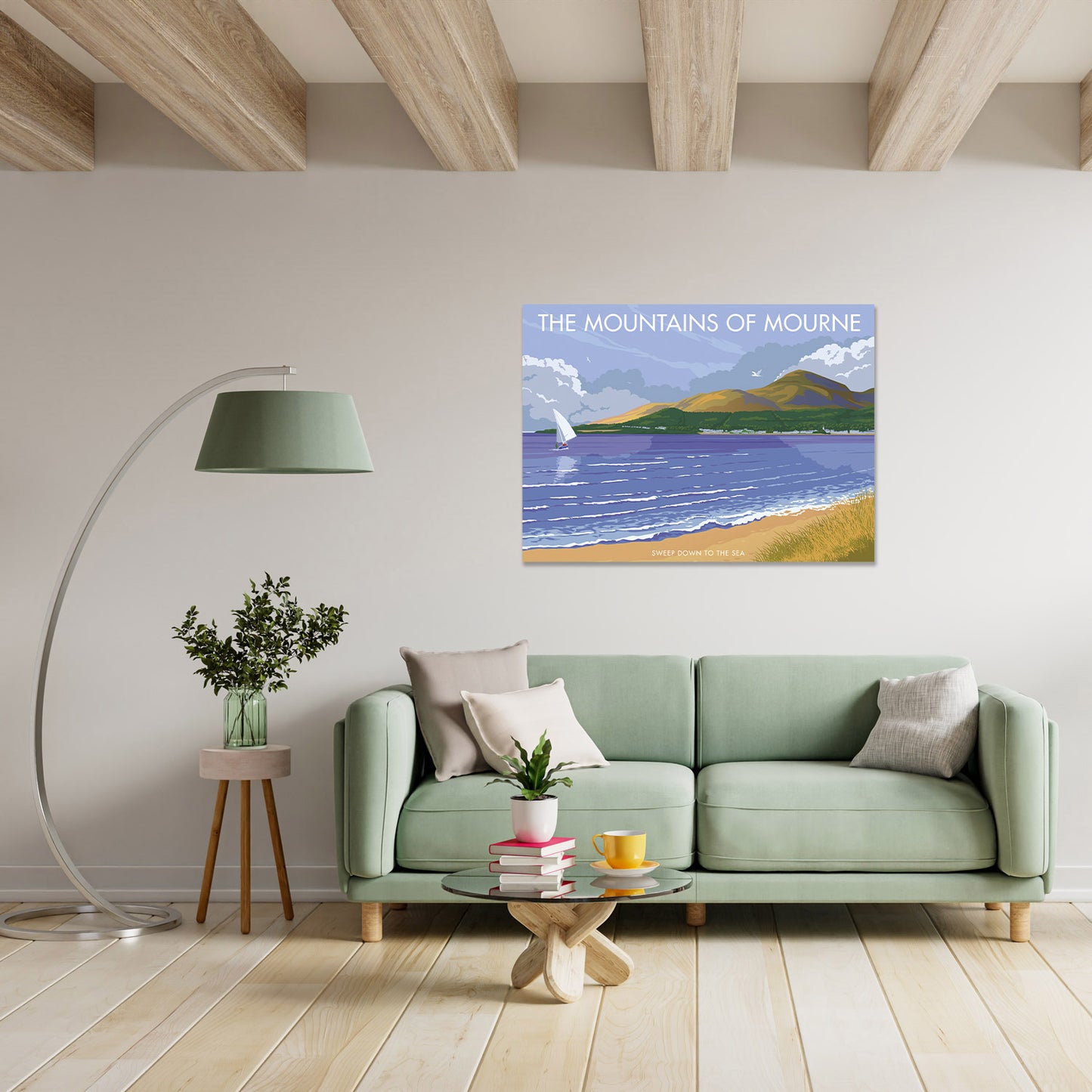 The Mountains of Mourne Art Print