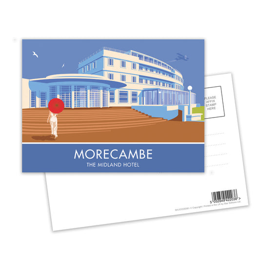 Morecambe, The Midland Hotel Postcard Pack of 8
