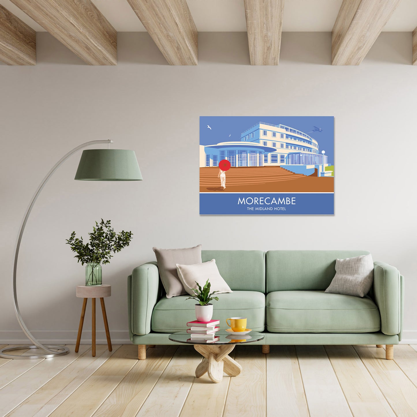 Morecambe, The Midland Hotel Art Print