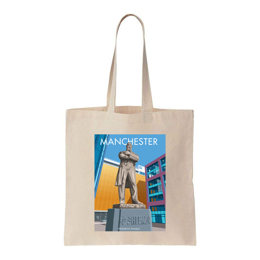 Friedrich Engels Statue, Manchester Tote Bag