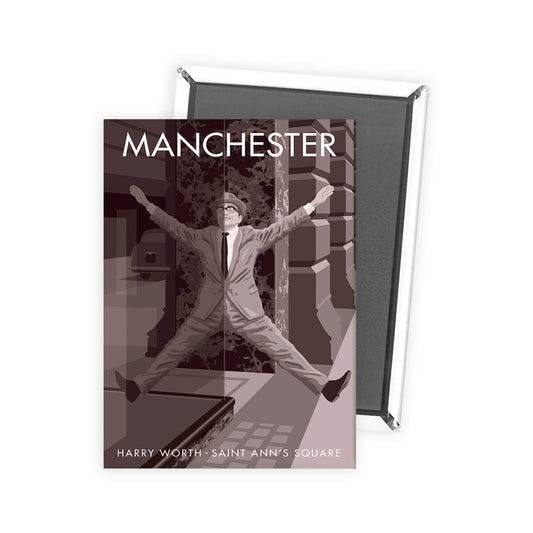 Harry Worth, Saint Ann's Square, Manchester Magnet