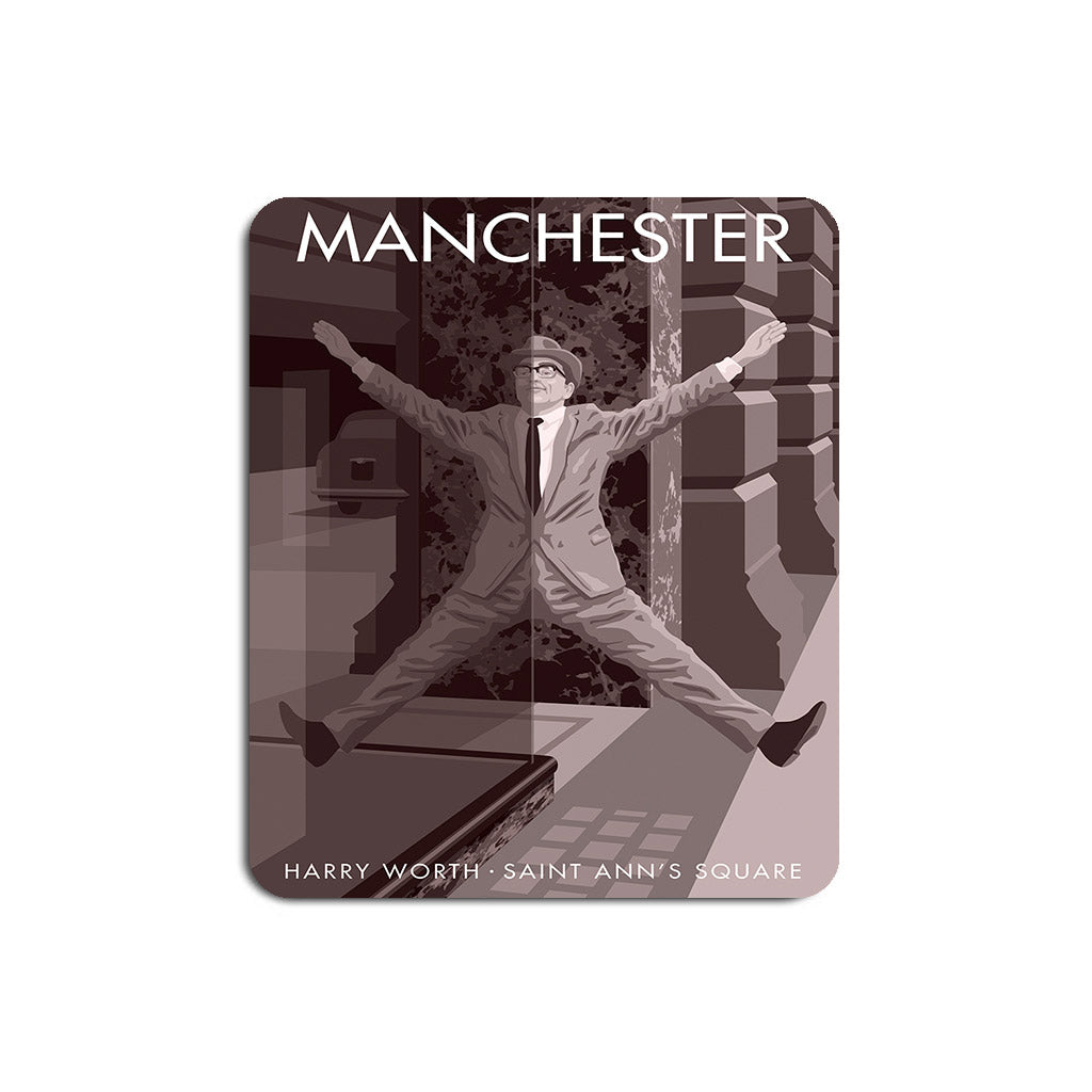 Harry Worth, Saint Ann's Square, Manchester Mouse Mat