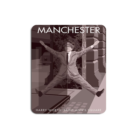Harry Worth, Saint Ann's Square, Manchester Mouse Mat