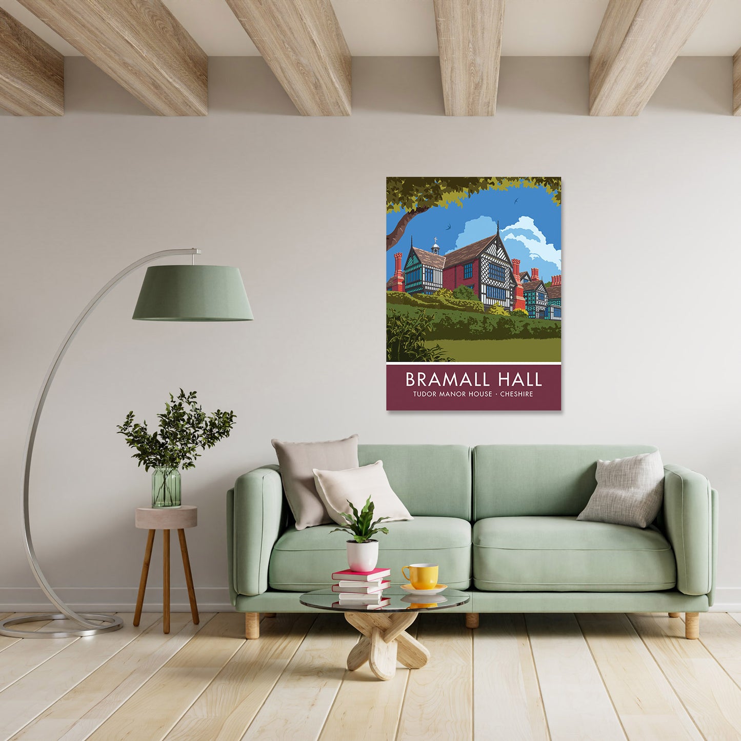 Bramall Hall, Cheshire Art Print