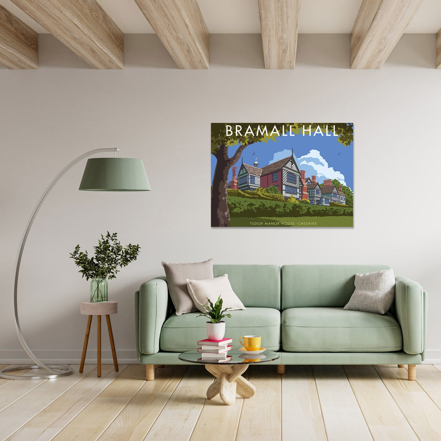 Bramall Hall, Cheshire Art Print