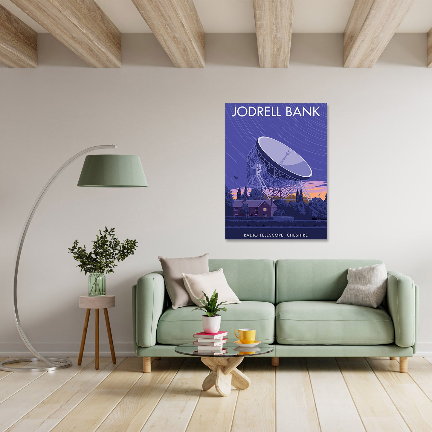 Jodrell Bank, Cheshire Art Print