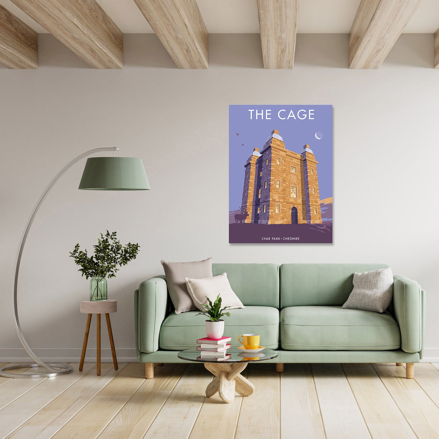 The Cage, Lyme Park Art Print
