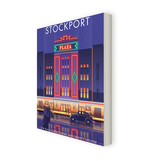 Stockport, The Plaza Cinema Canvas