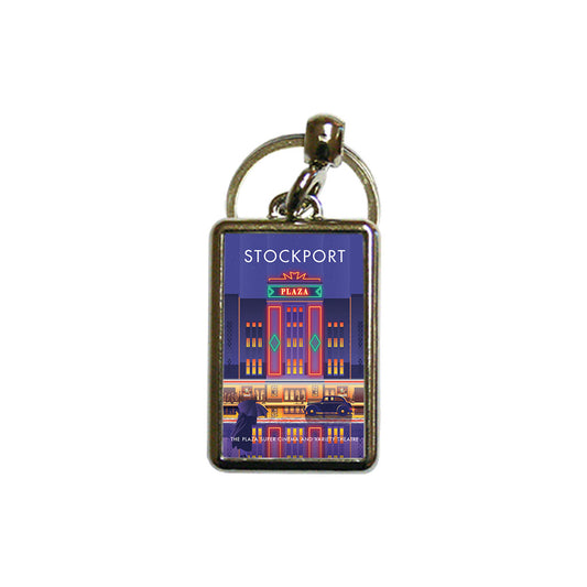 Stockport, The Plaza Cinema Metal Keyring