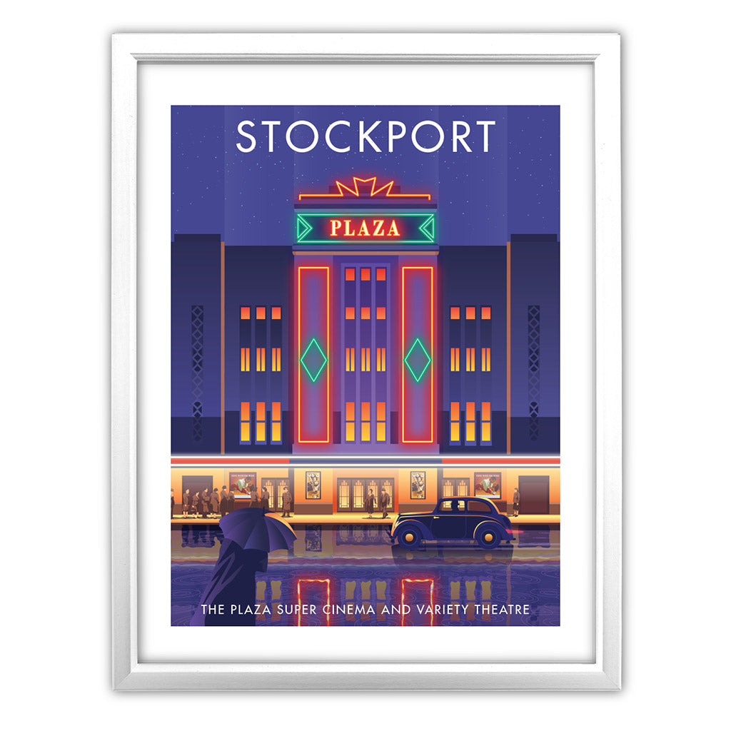 Stockport, The Plaza Cinema Art Print
