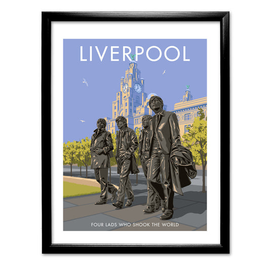Four Lads Who Shook The World, Liverpool Art Print