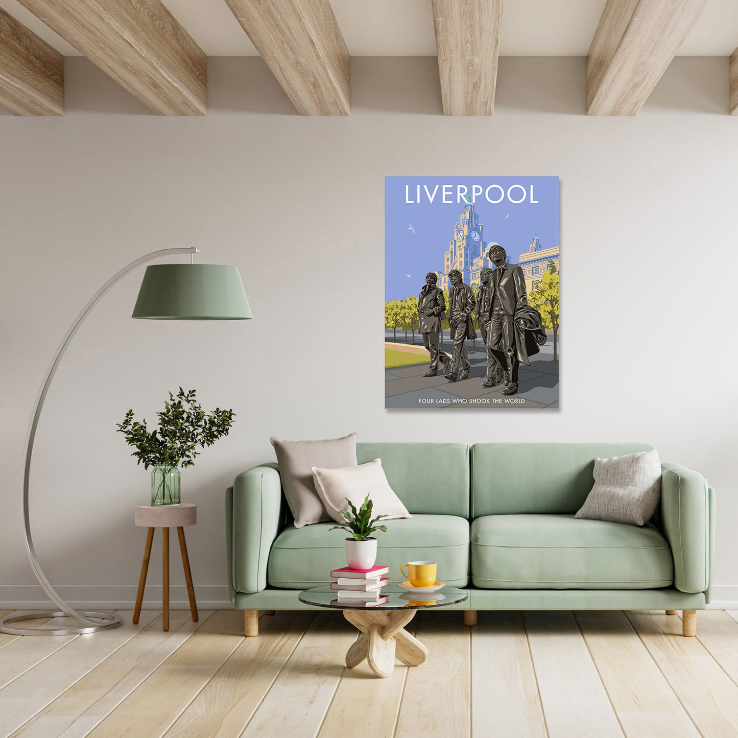 Four Lads Who Shook The World, Liverpool Art Print