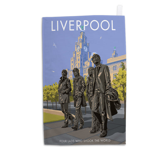 Four Lads Who Shook The World, Liverpool Tea Towel