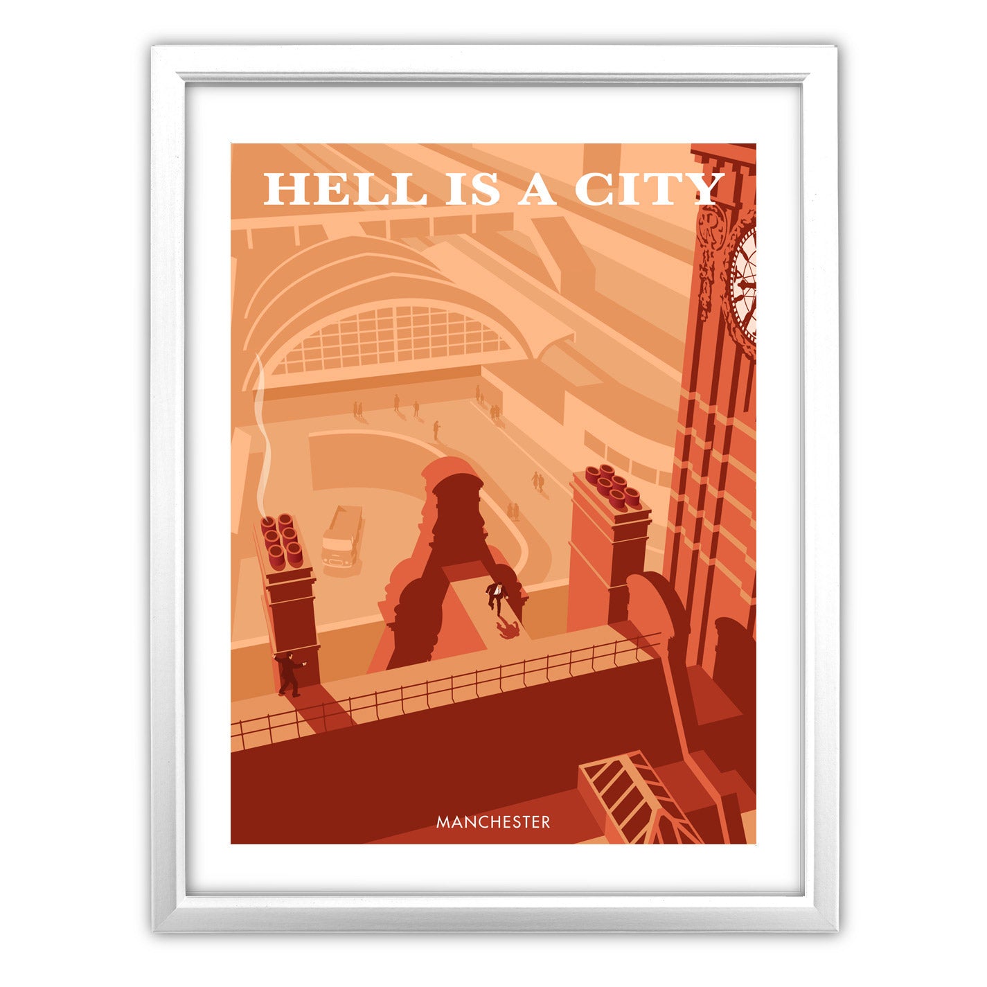 Hell is a City, Manchester Art Print