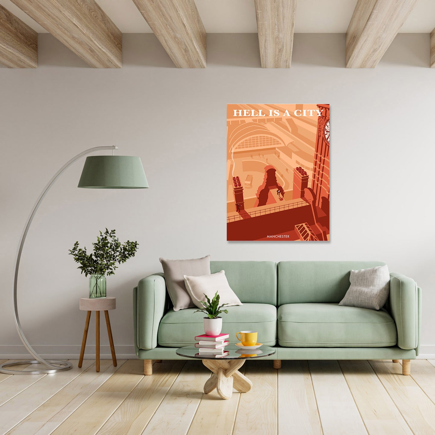 Hell is a City, Manchester Art Print