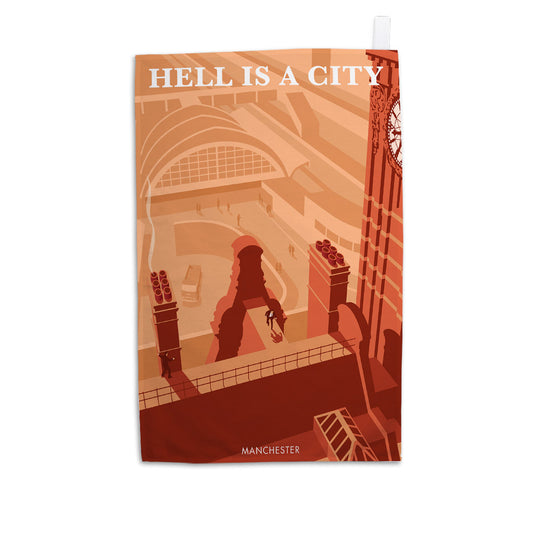 Hell is a City, Manchester Tea Towel