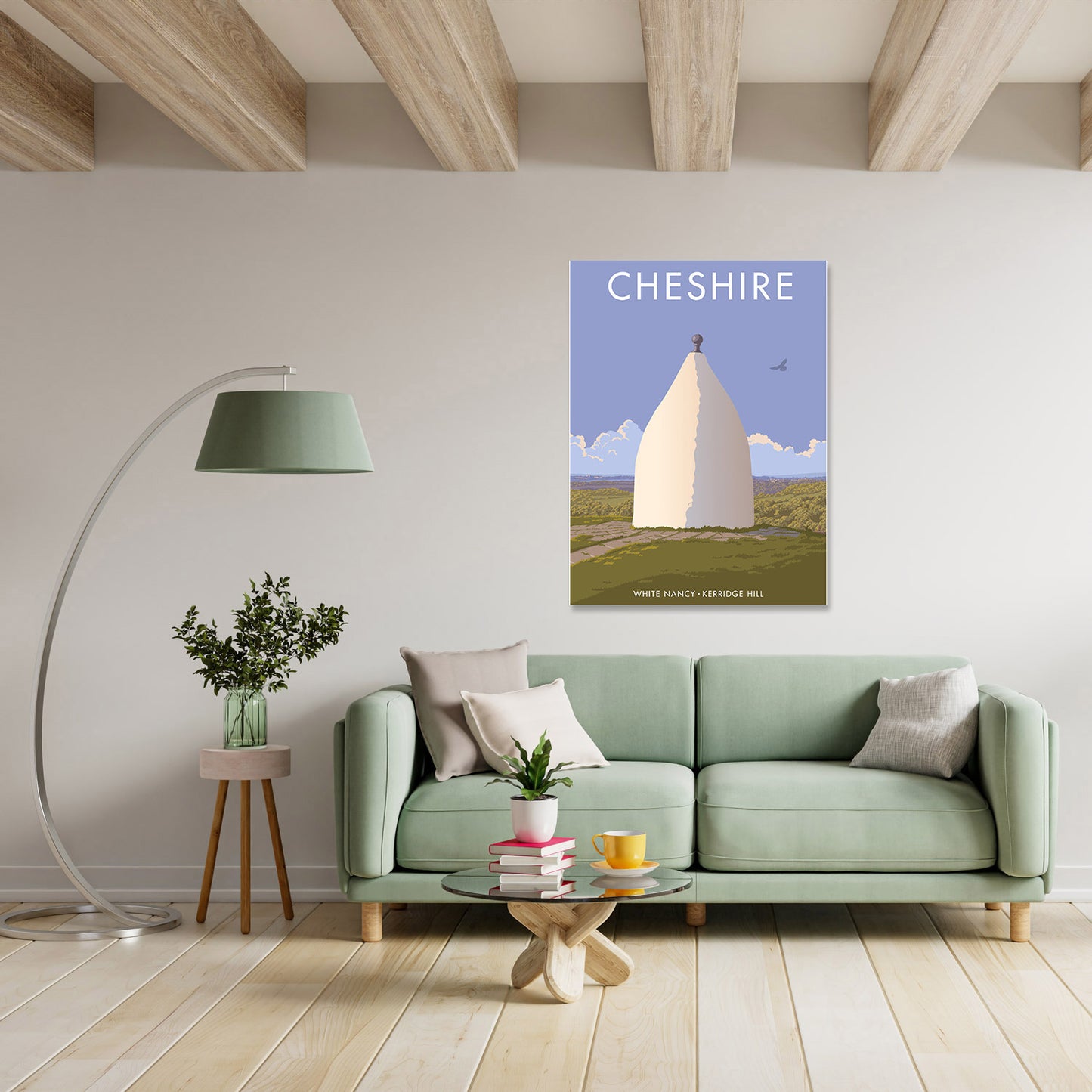 White Nancy, Kerridge Hill Art Print