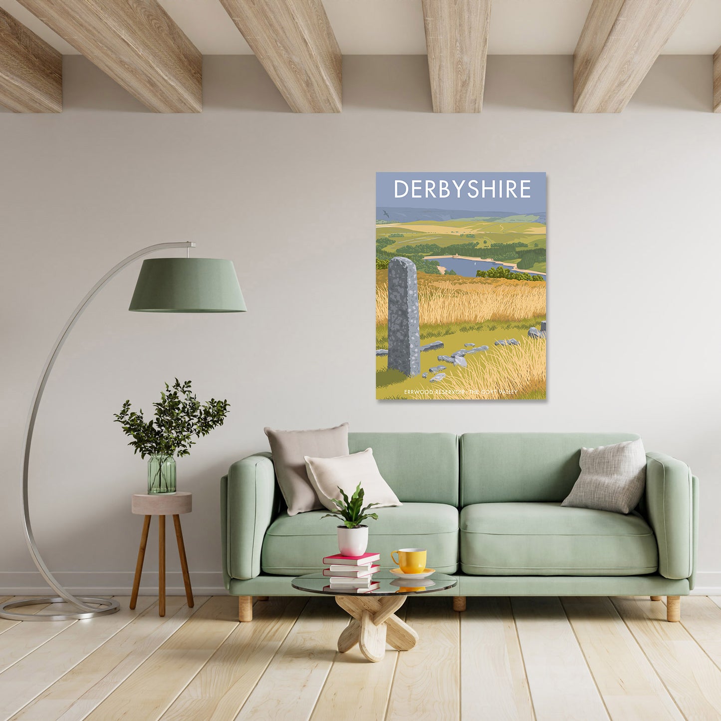 Errwood Reservoir, Goyt Valley Art Print