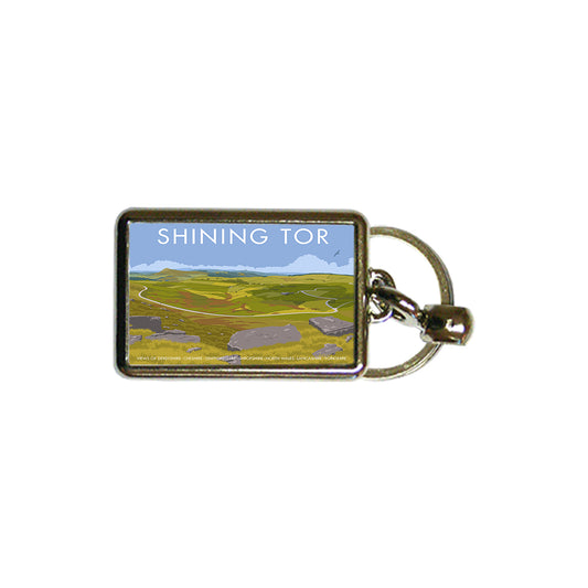 Shining Tor Metal Keyring