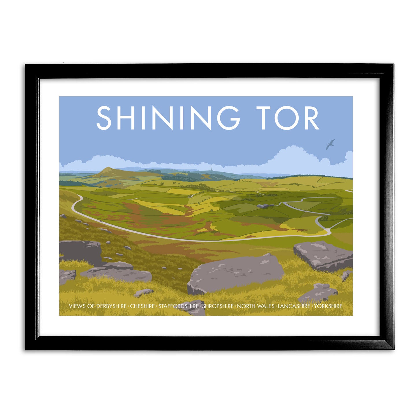 Shining Tor Art Print